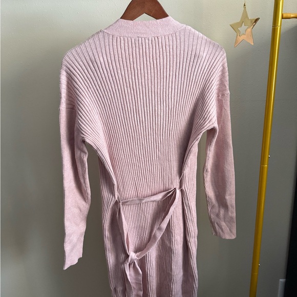 Yest Women's Blush Ribbed Cardigan - Picture 4 of 4